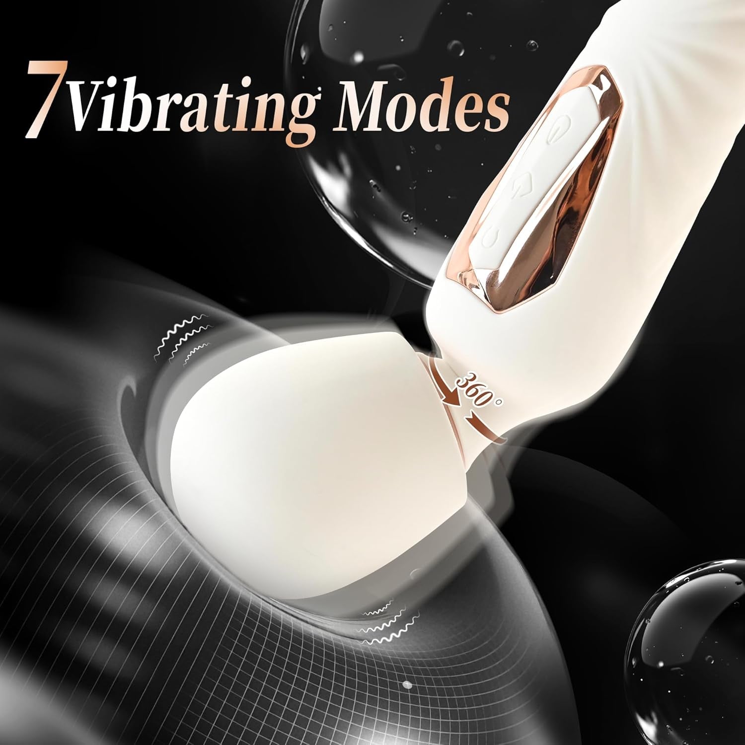 FlexWand Dual-Ended Flexible Wand Vibrator 10 Flapping 7 Modes