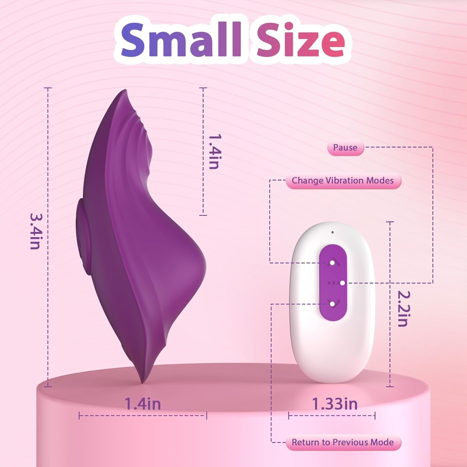 VelvetWing APP Butterfly Panty Vibrator Dual Motor