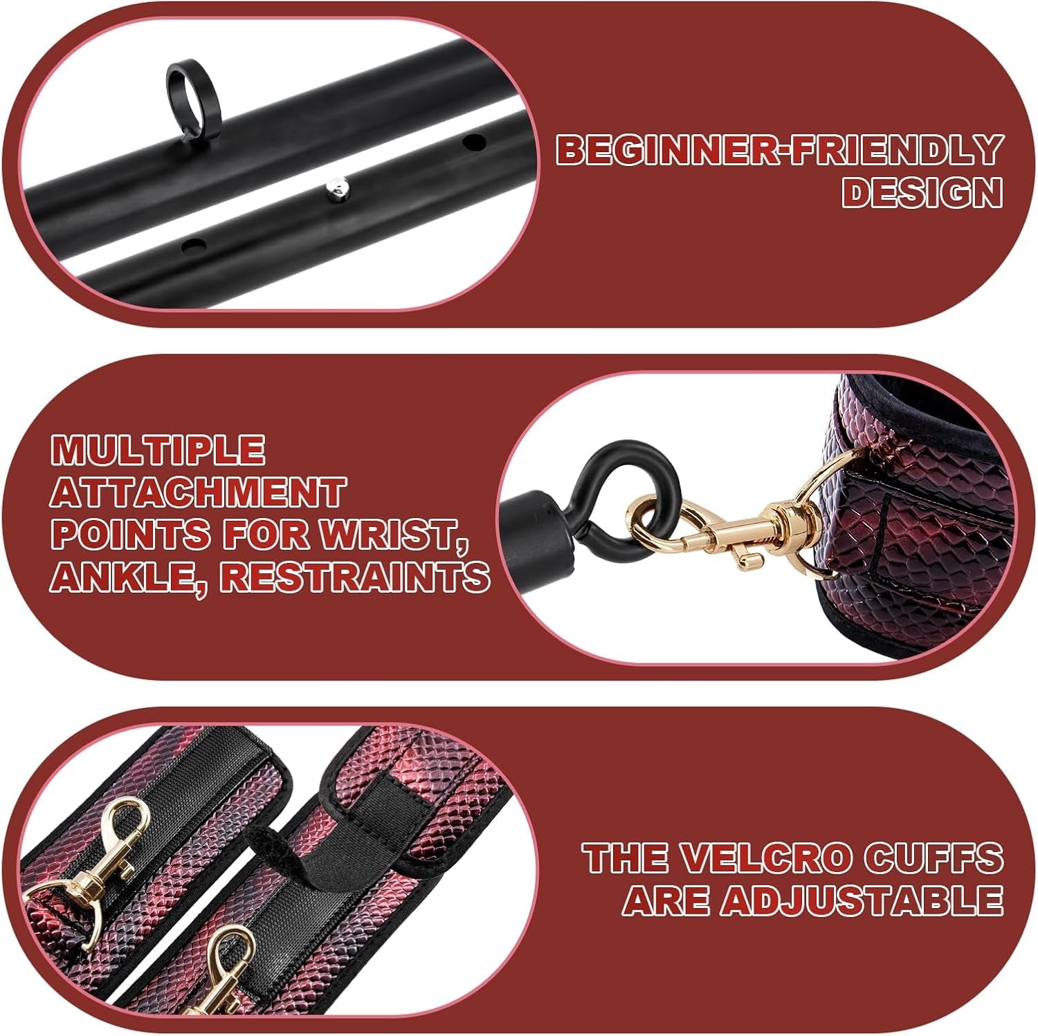 FlexLink Adjustable Leg Spreader Bar Kit