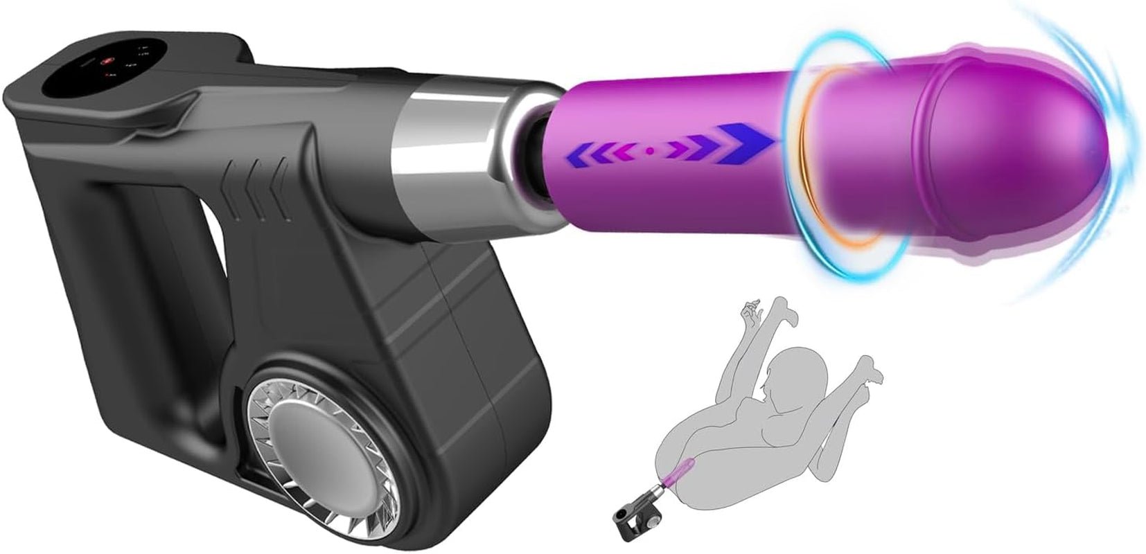 PulseHammer Handheld Thrusting Dildo Sex Machine
