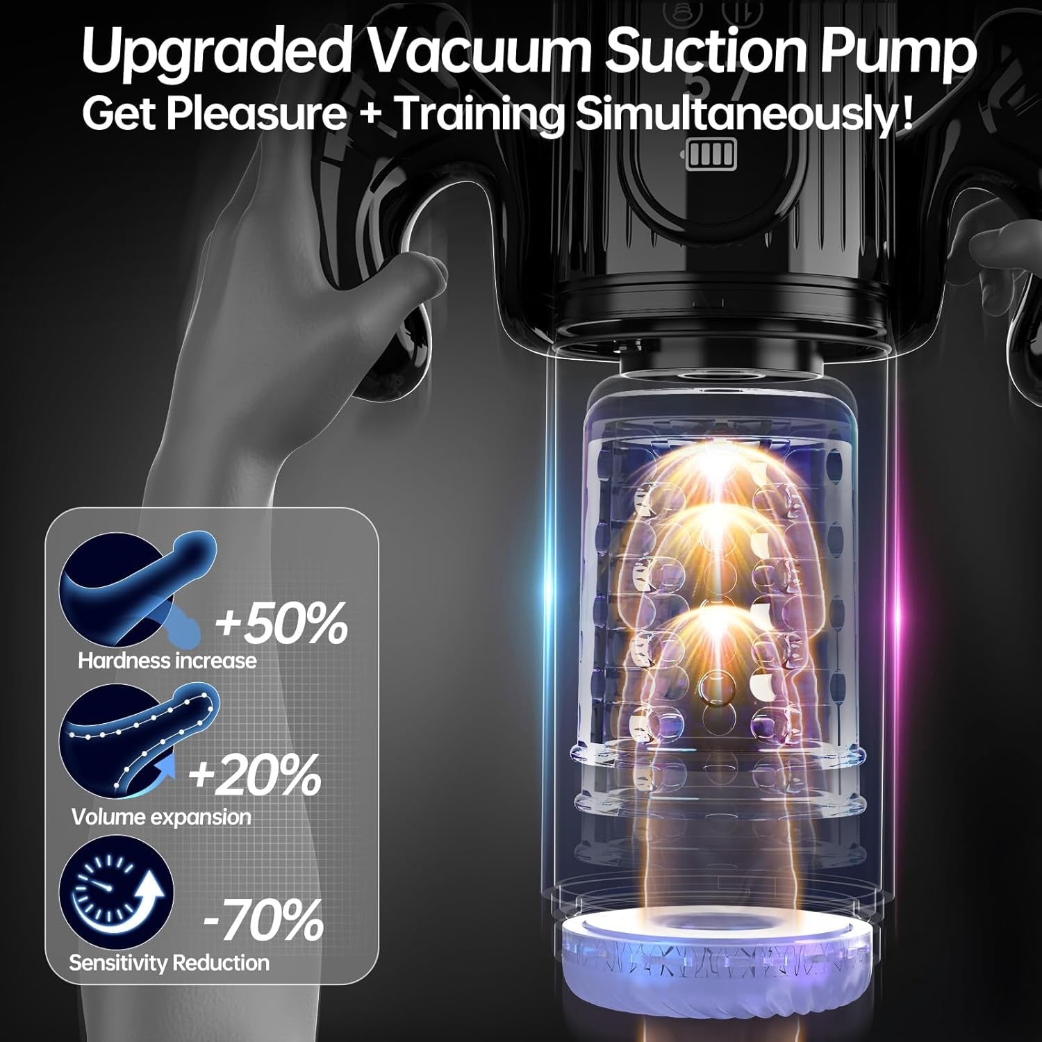 ThryveX AI Male Masturbator Thrust Rotation Suction App