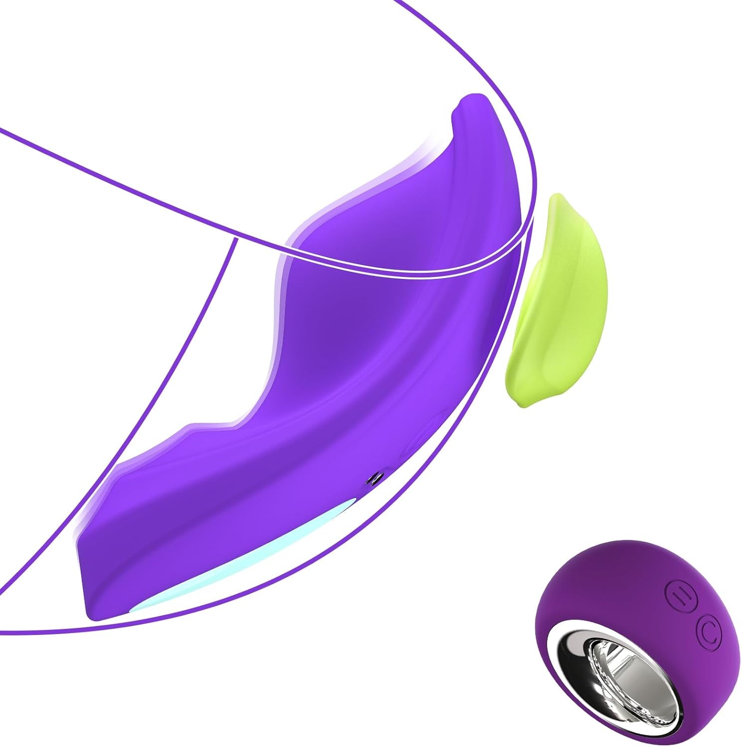 StealthClip Magnetic Wearable Panty Vibrator 10 Modes
