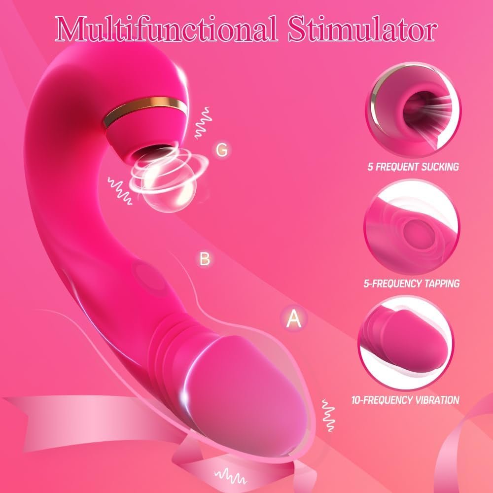 BlushSuction L-Shaped Suction & Tap Vibrator