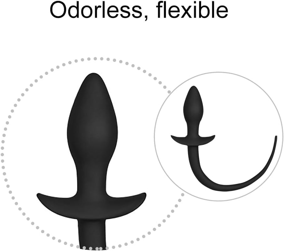 PuppyPlay Silicone Puppy Tail Butt Plug Trainer