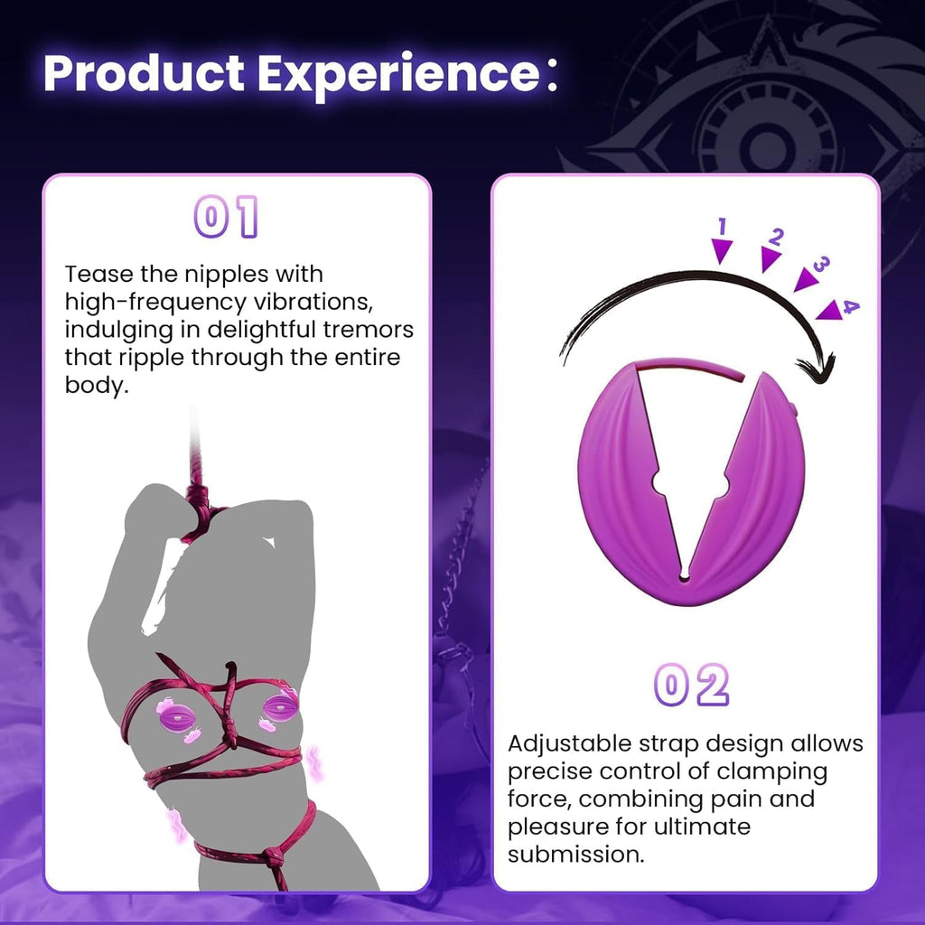 StealthPulseX Mini Remote Nipple Vibrators – 10 Modes