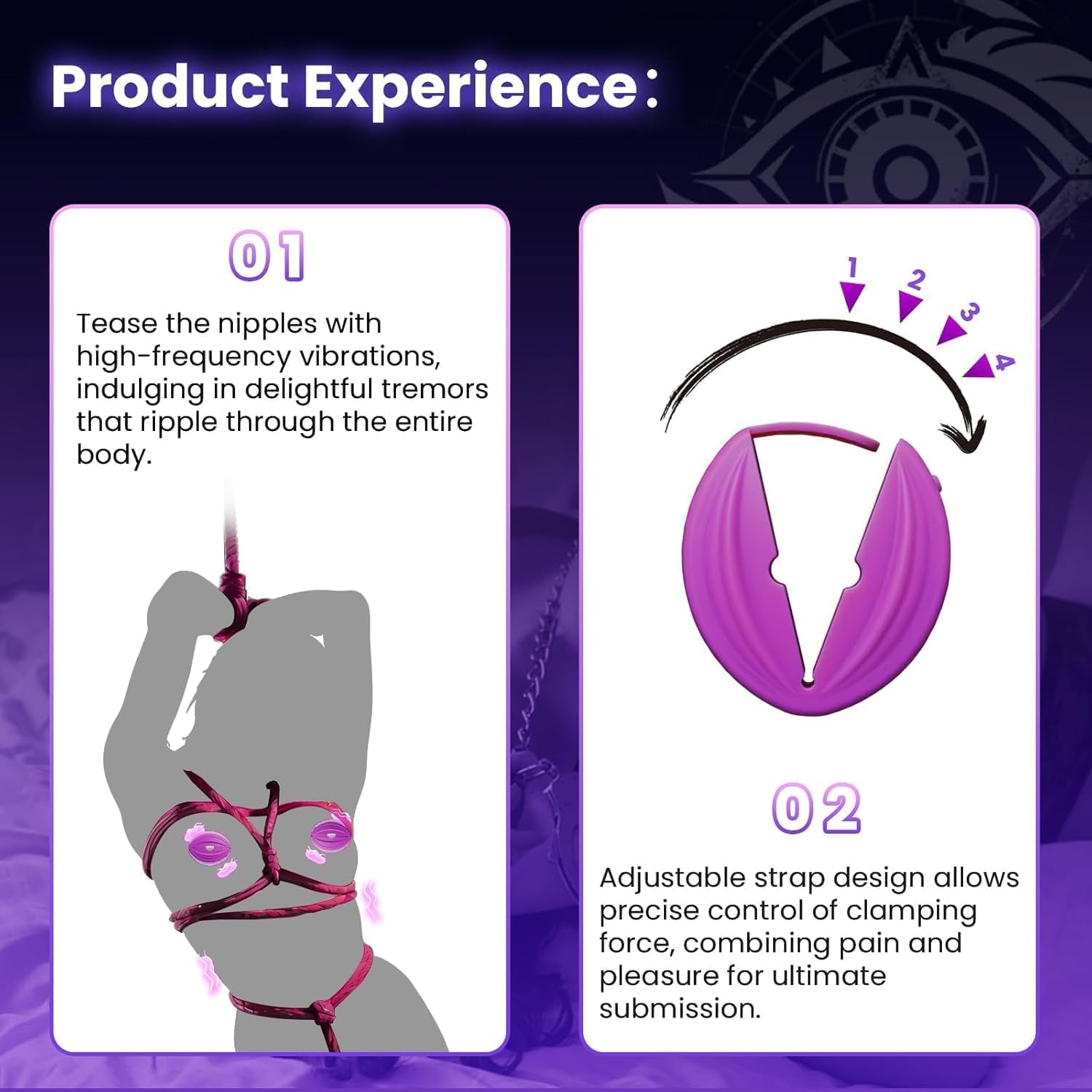 StealthPulseX Mini Remote Nipple Vibrators – 10 Modes