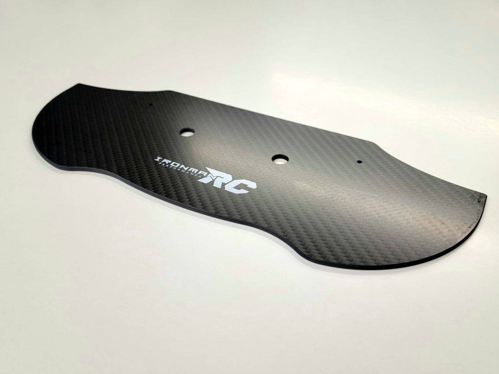 IRonManRc Hobao Vte2 1/7 CARBON FIBER Front WIDE Splitter for Delta 1/7 Plastic Bodys