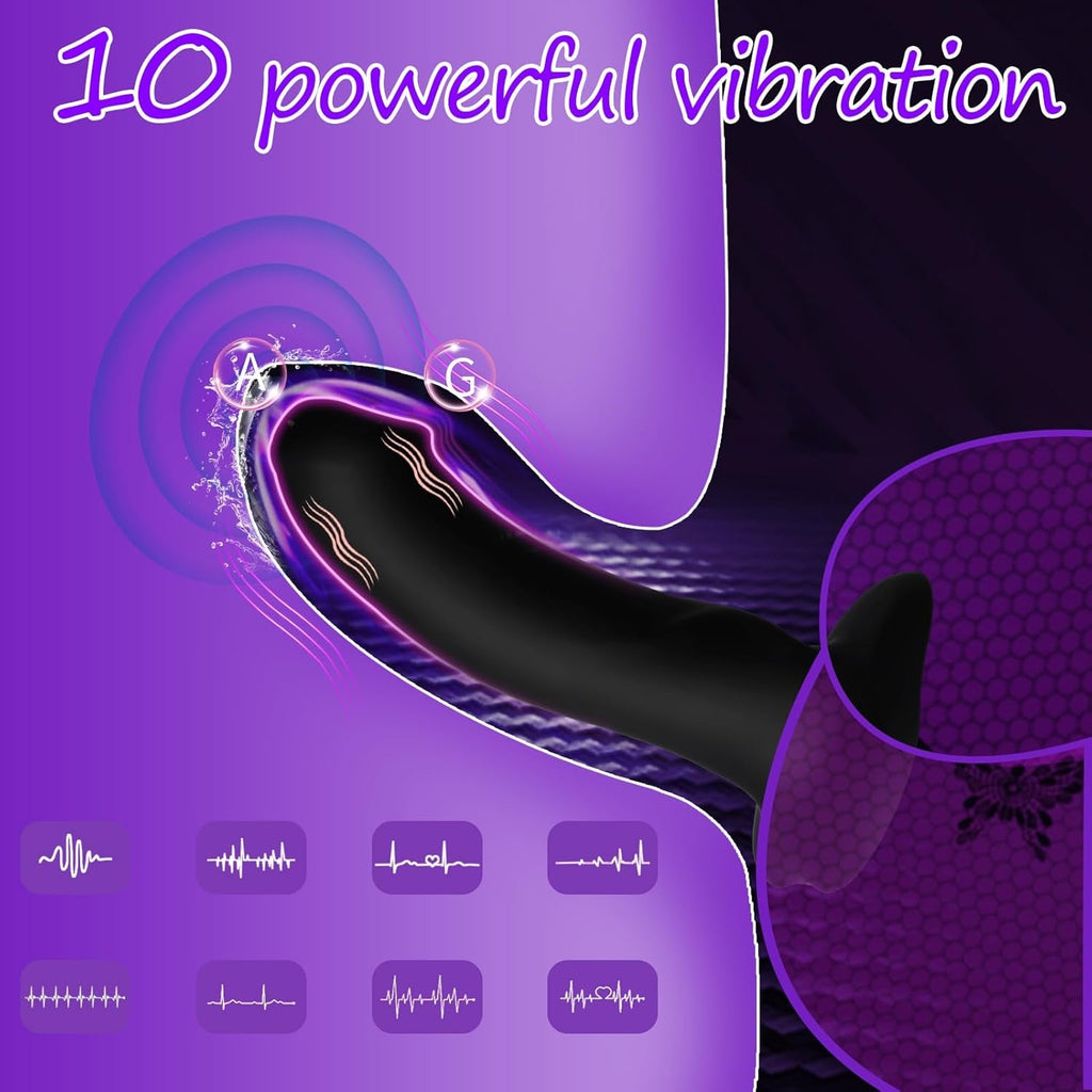 PulseControl Remote Control Strap-On Dildo Set
