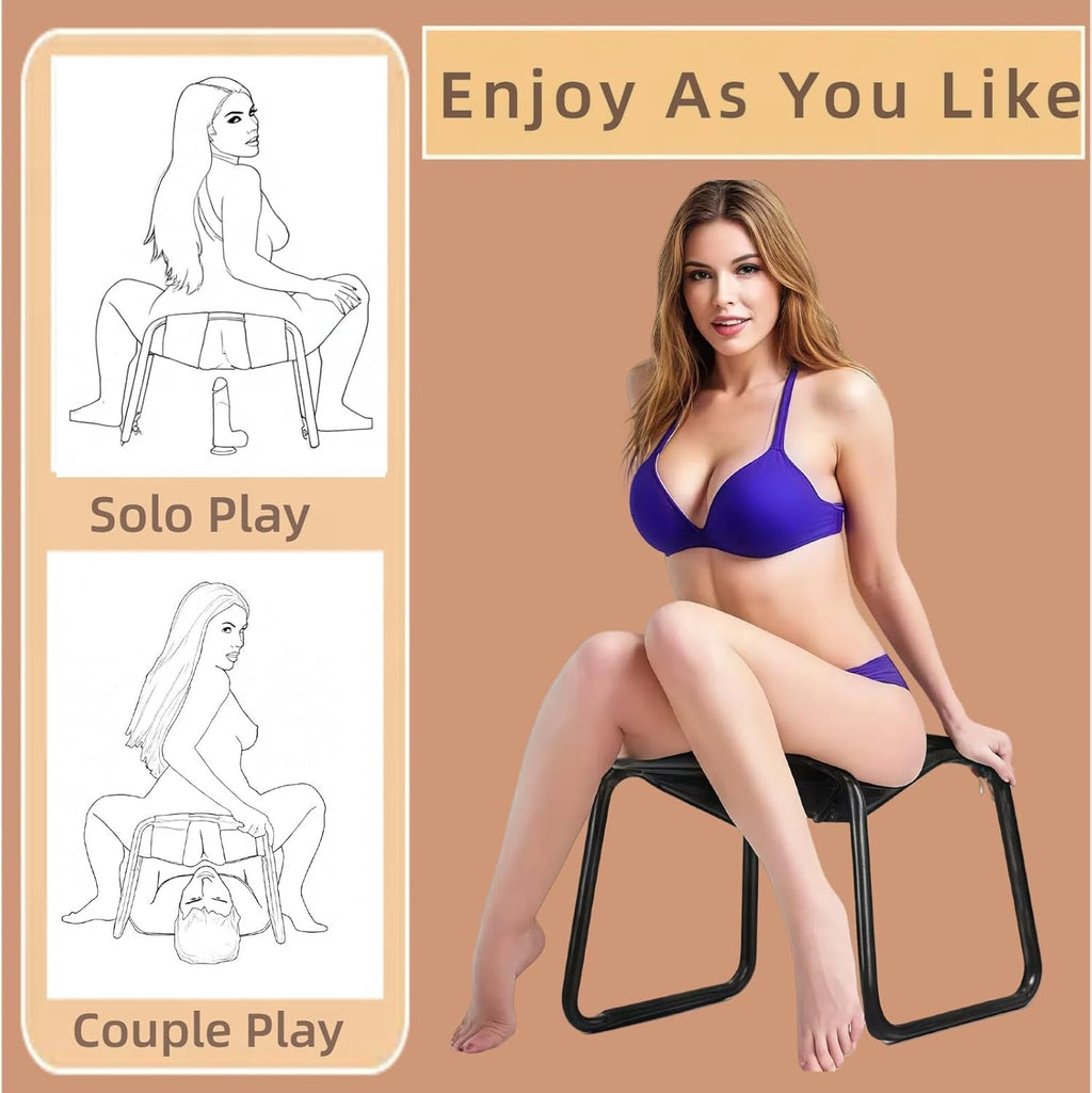 VeloraLift Adjustable Sex Position Stool