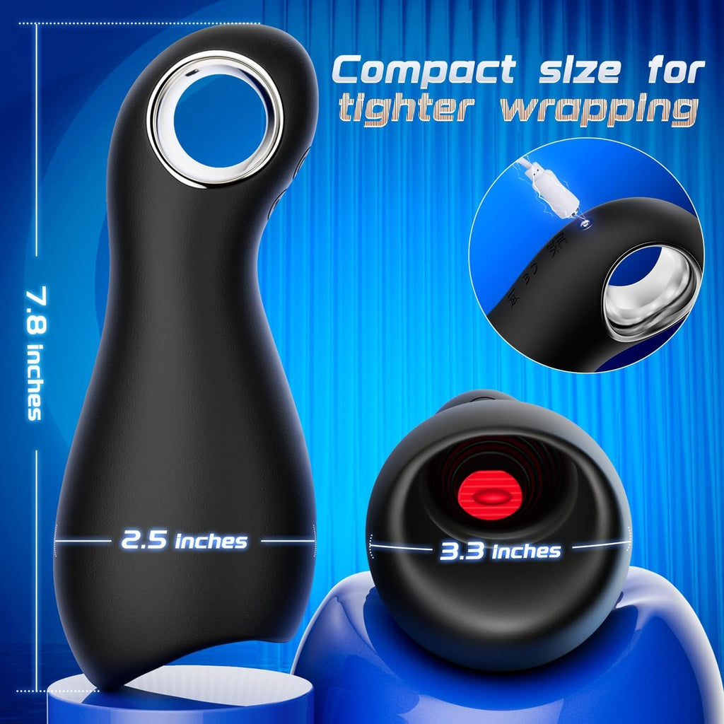 LickPulse Tongue Vibrator Male Masturbator 10 Modes