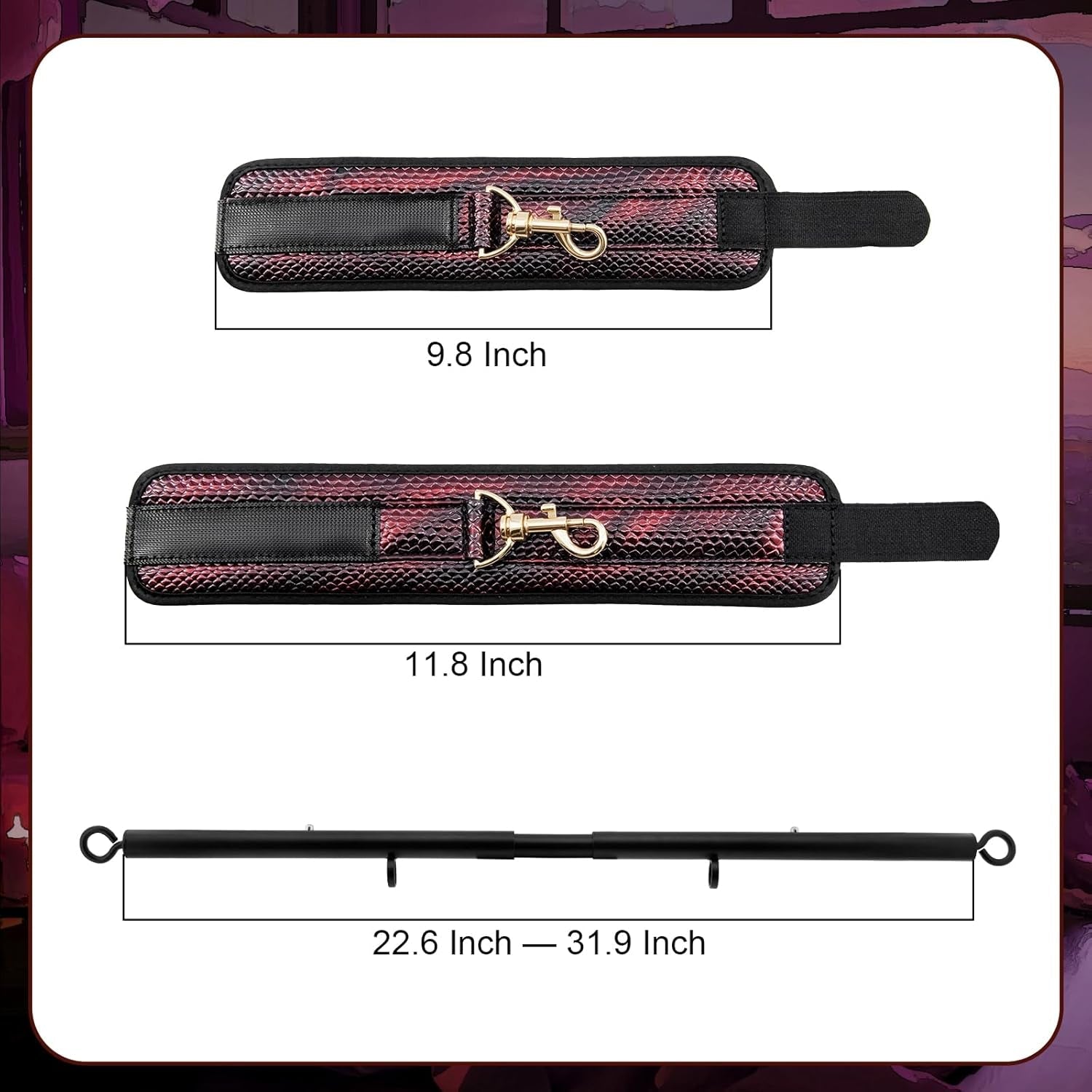 FlexLink Adjustable Leg Spreader Bar Kit