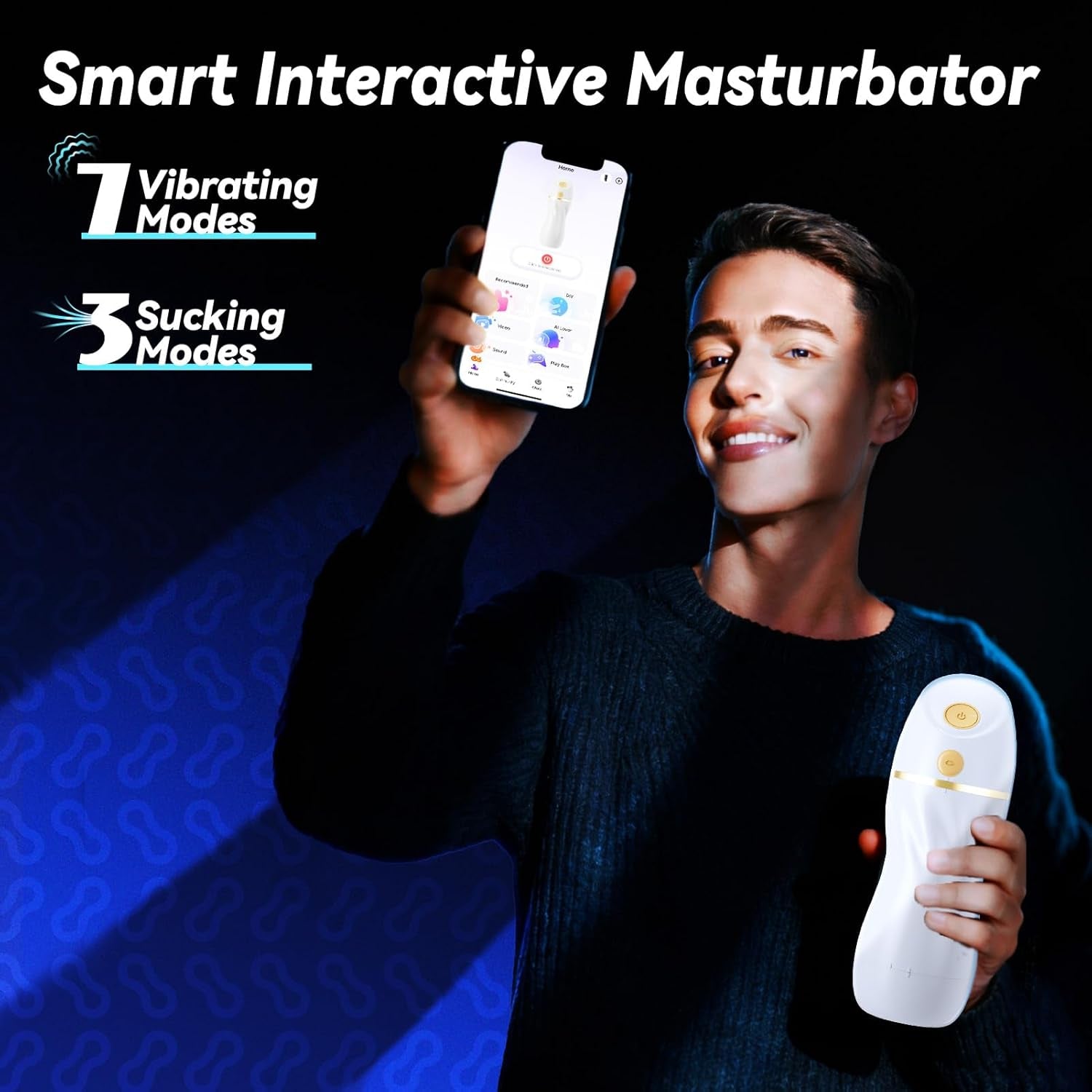 CortexaX AI Interactive Male Masturbator App Sync