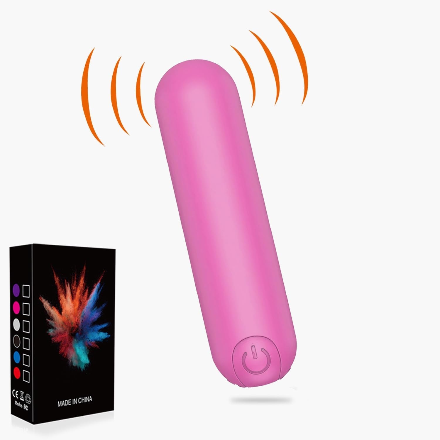 PocketPulse Mini Bullet Vibrator 10 Modes Quiet Waterproof