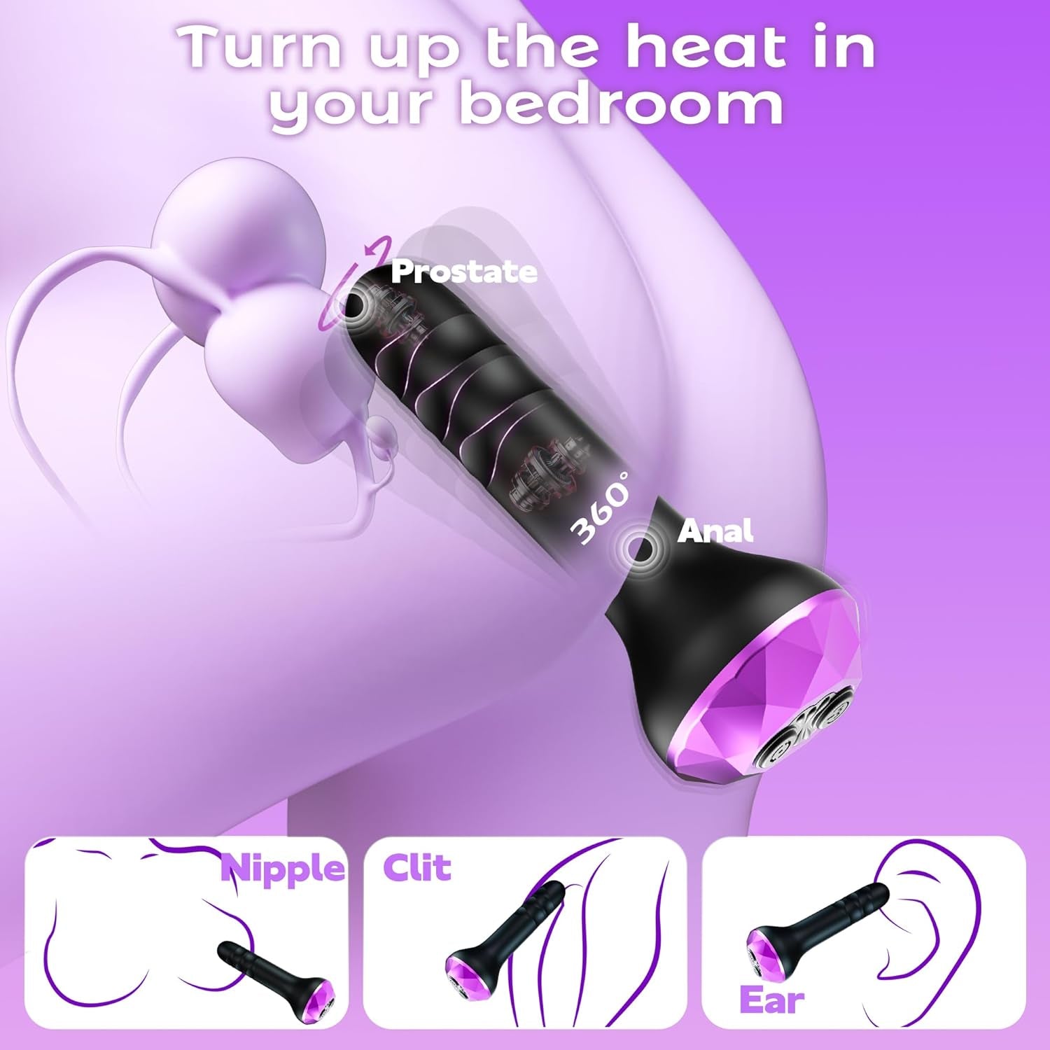 DualSpin Rotating Vibrating Prostate Massager