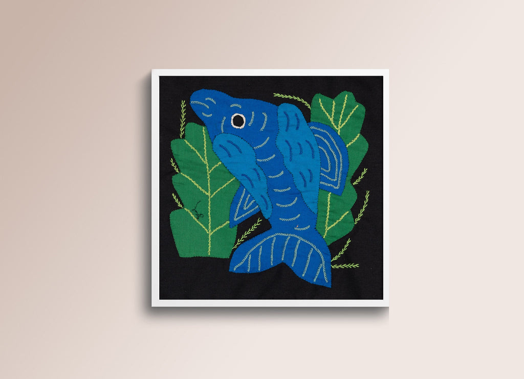 Blue Dolphin Among Ferns Molita