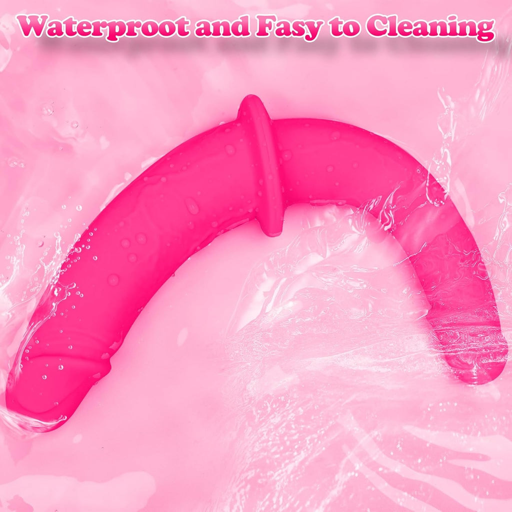 DualEdge Double Ended Strap-On Dildo Set Silicone