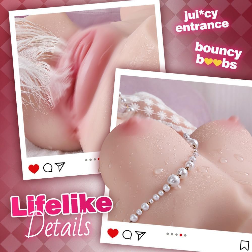 RetroFlex 6LB Dual Channel Torso Sex Doll Real Feel