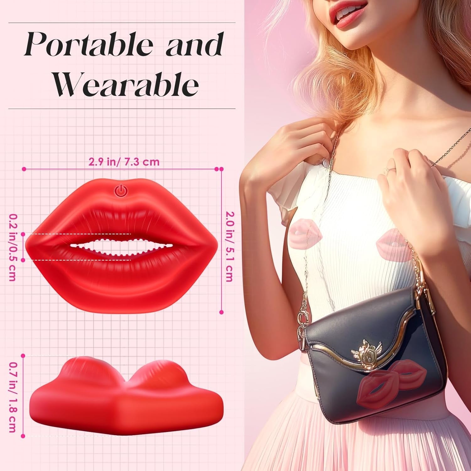 PhantomKiss Remote Nipple Vibrators 9 Modes