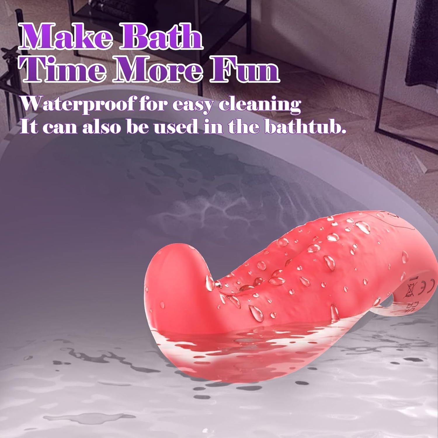 VelixTongue Finger Vibrator Tongue Design 10 Modes USB