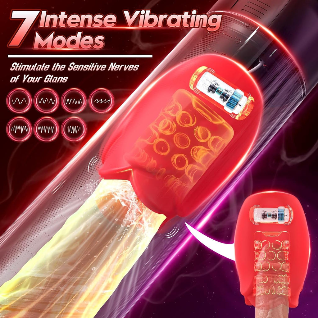 VibeFlux Penis Pump 5 Suction 7 Vibration Modes
