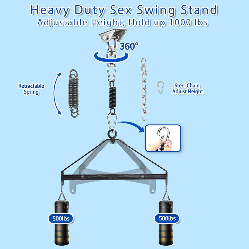 TitanOrbit 360° Ceiling Sex Swing 1000lb