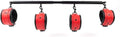 CrimsonGrip Red Adjustable Spreader Bar with Furry Straps