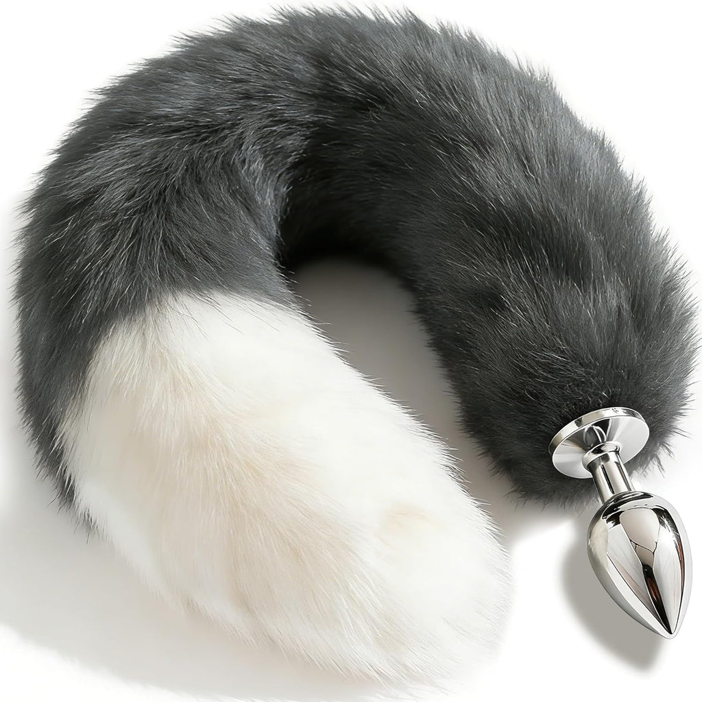 FoxyLuxe Fox Tail Butt Plug with Detachable Tail