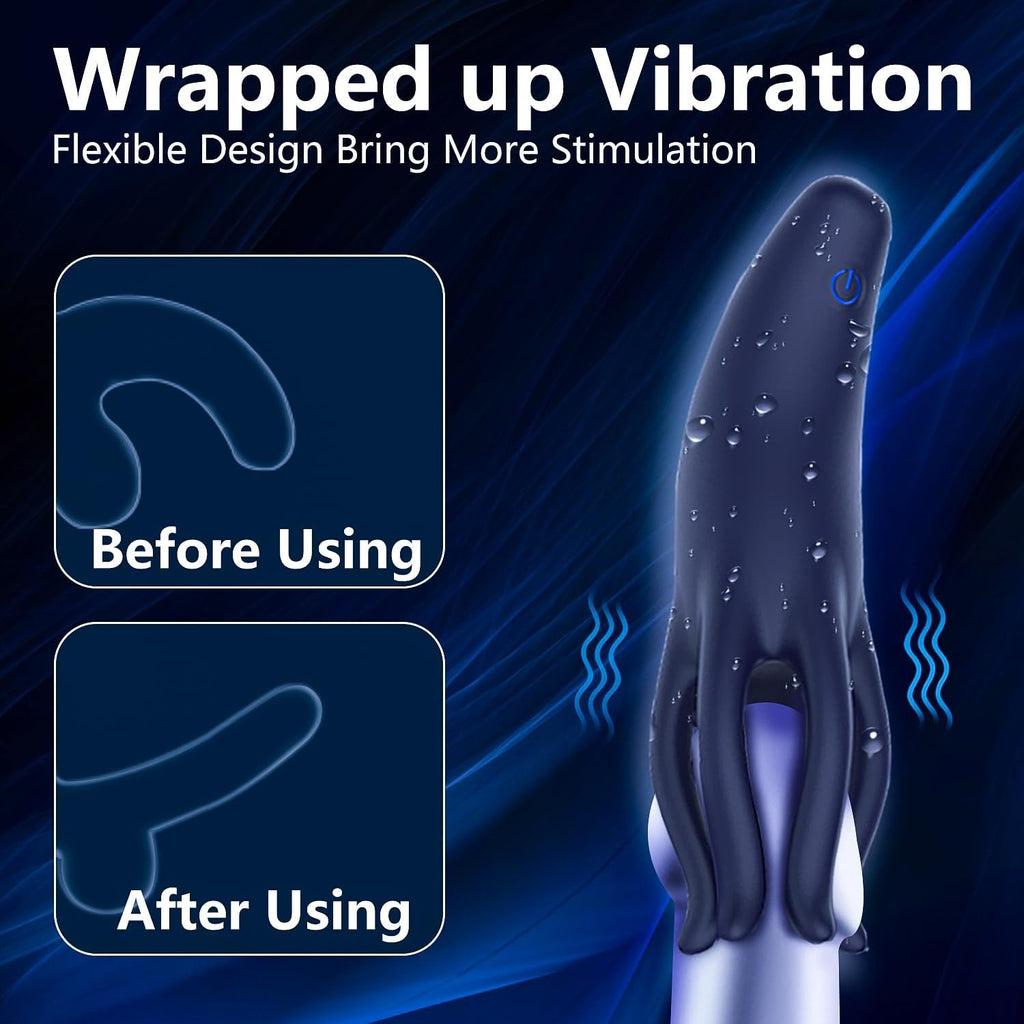 HexaWrap Tentacle Male Training Vibrator 10 Modes Sleeve