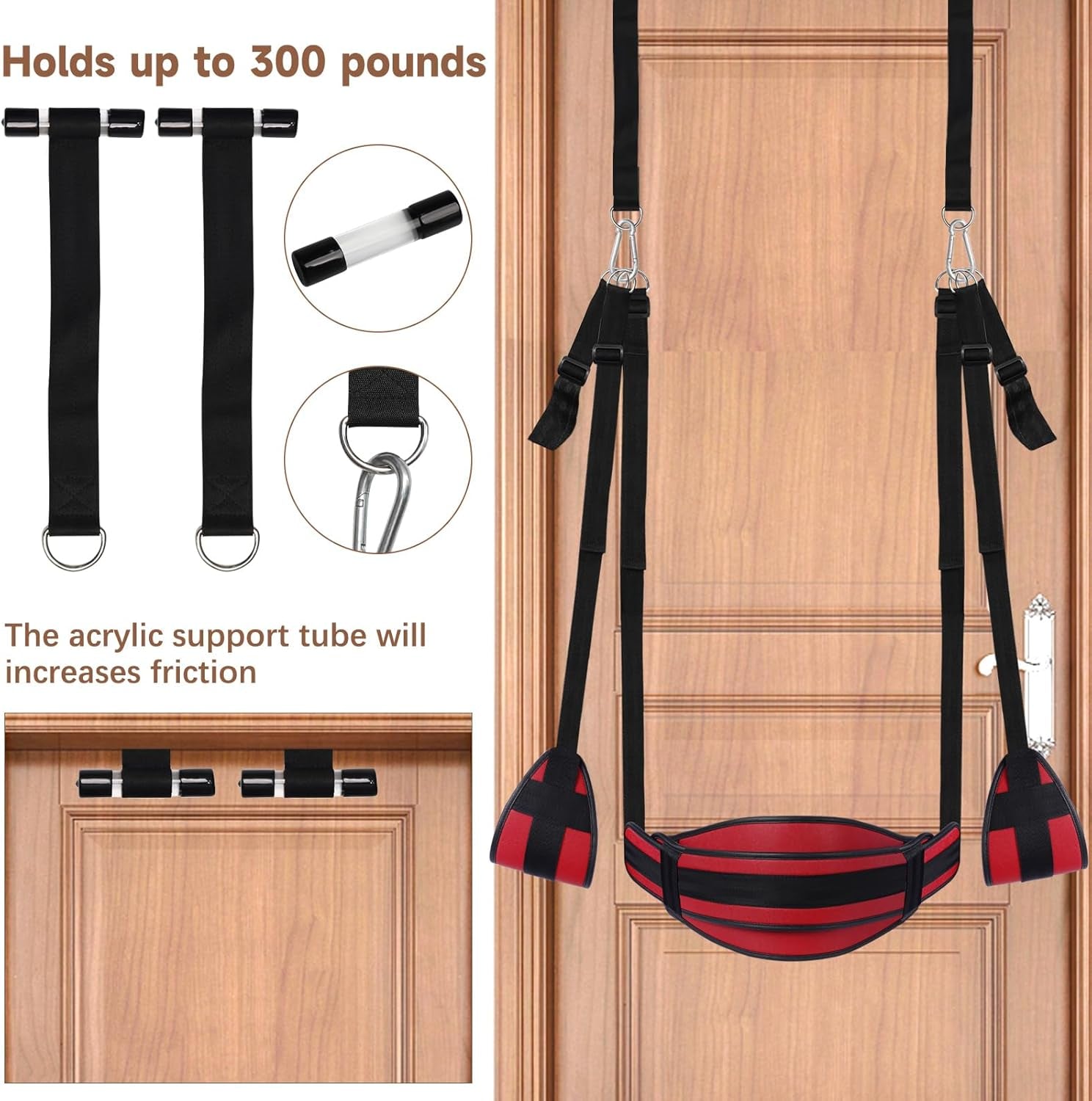Velaryn Door Sex Swing with Seat & Restraints