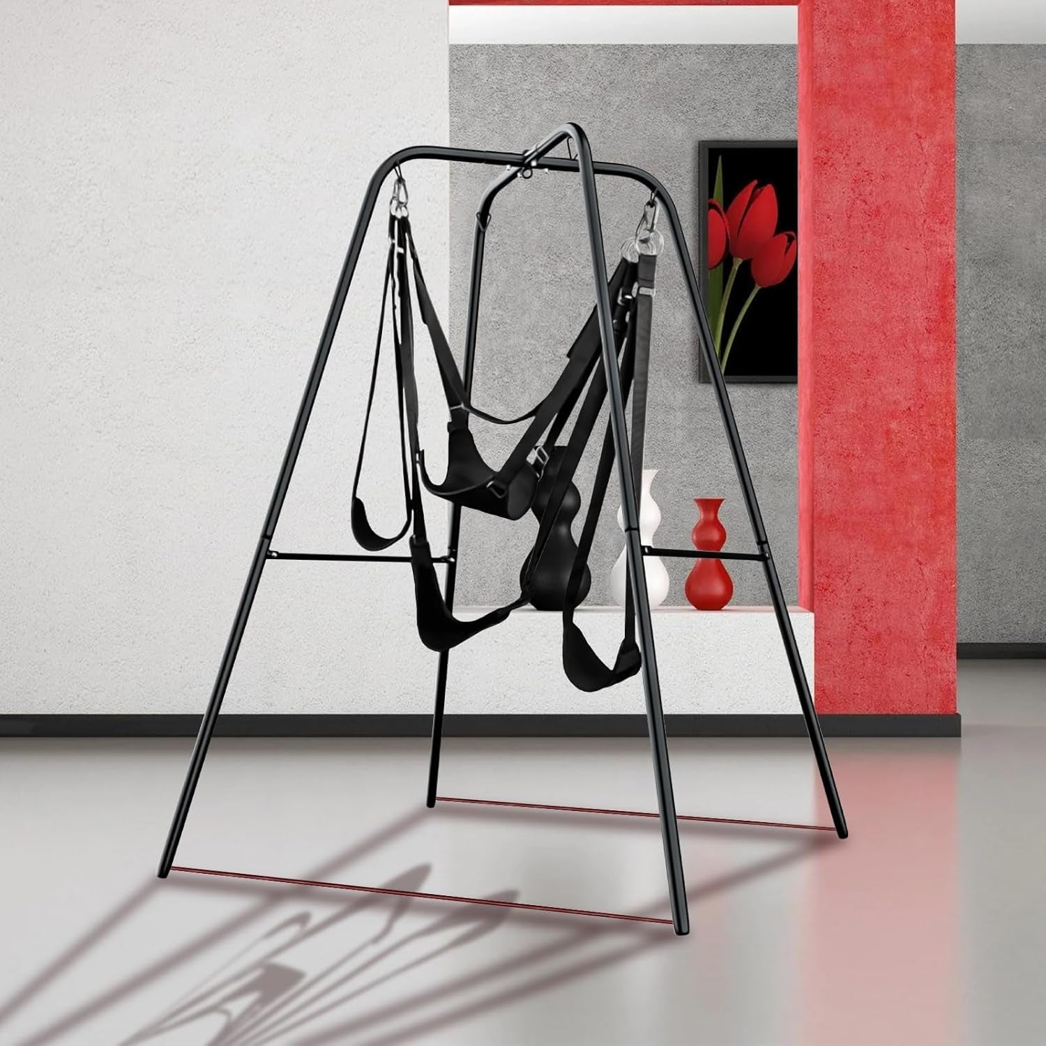 SteelFrame Freestanding Sex Swing Stand 400lb