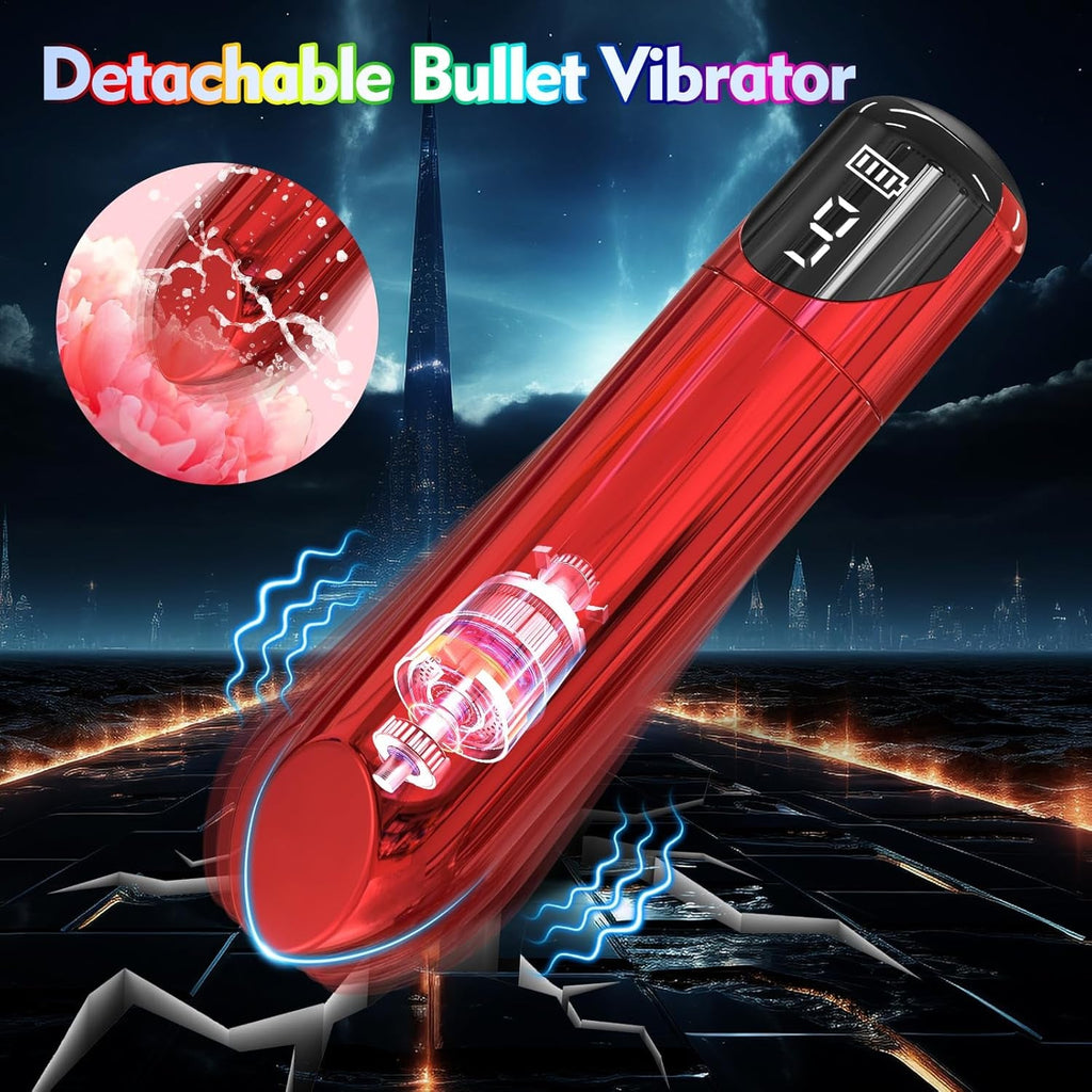 FlexRing Open Sleeve Vibrator 9 Modes Bullet Trainer