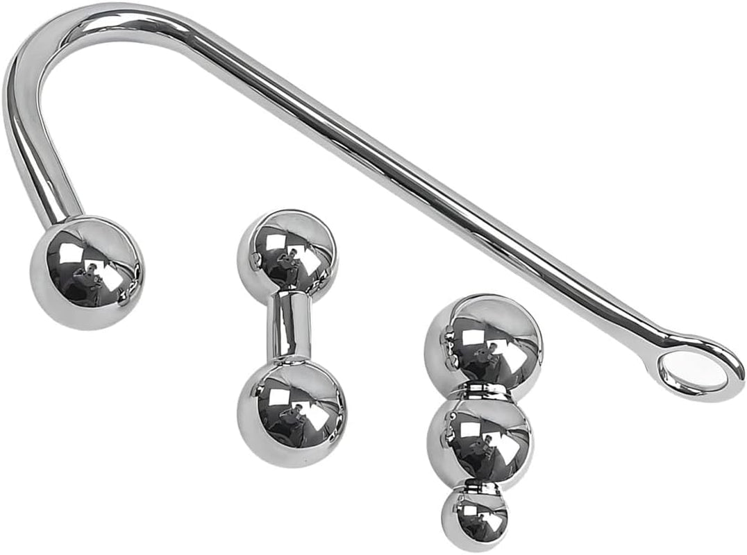 SteelShift Stainless Steel Anal Hook 3 Balls