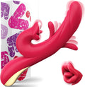 TriMode Rabbit Vibrator 3-in-1 Flapping Tongue 30 Modes