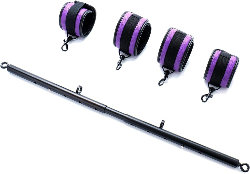 MidnightViolet Black Purple Adjustable Spreader Bar