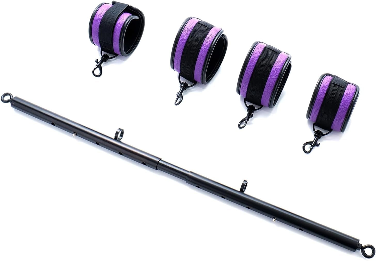 MidnightViolet Black Purple Adjustable Spreader Bar