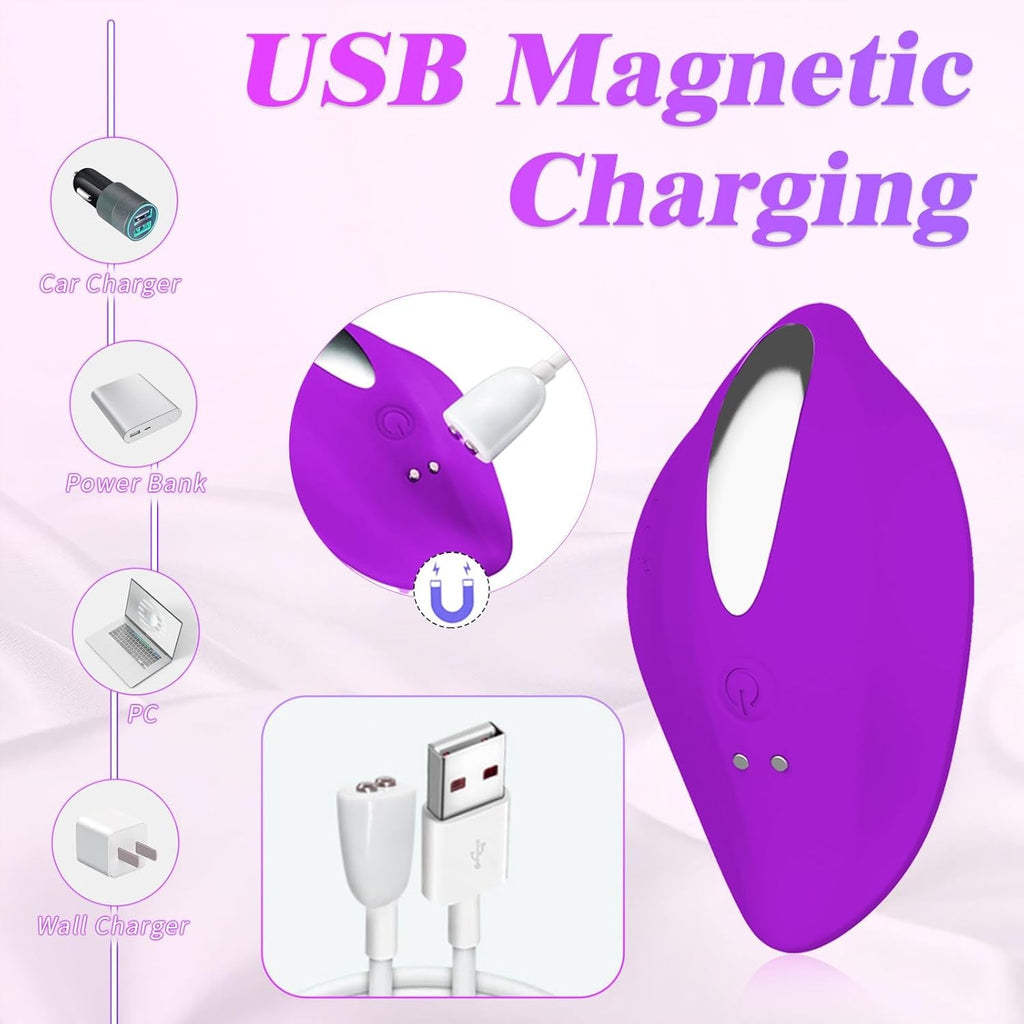 WhisperRose Wearable Panty Vibrator Remote 12 Modes