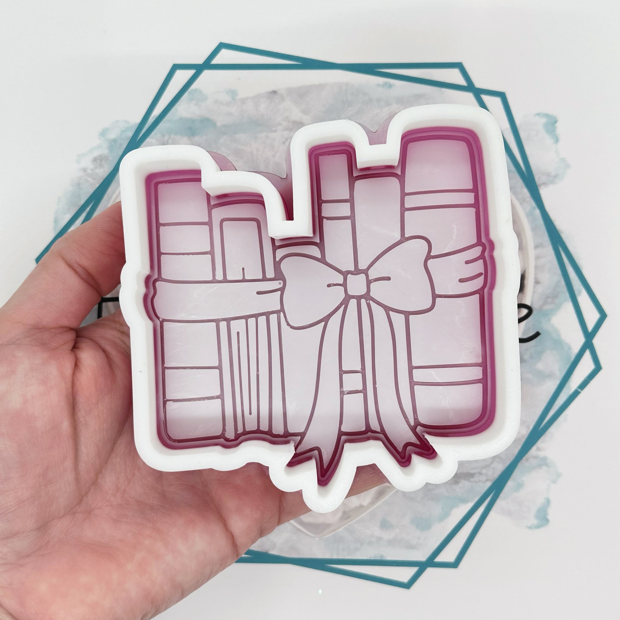 Coquette Book Stack Freshie Mold