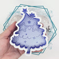 Retro Christmas Tree Freshie Mold