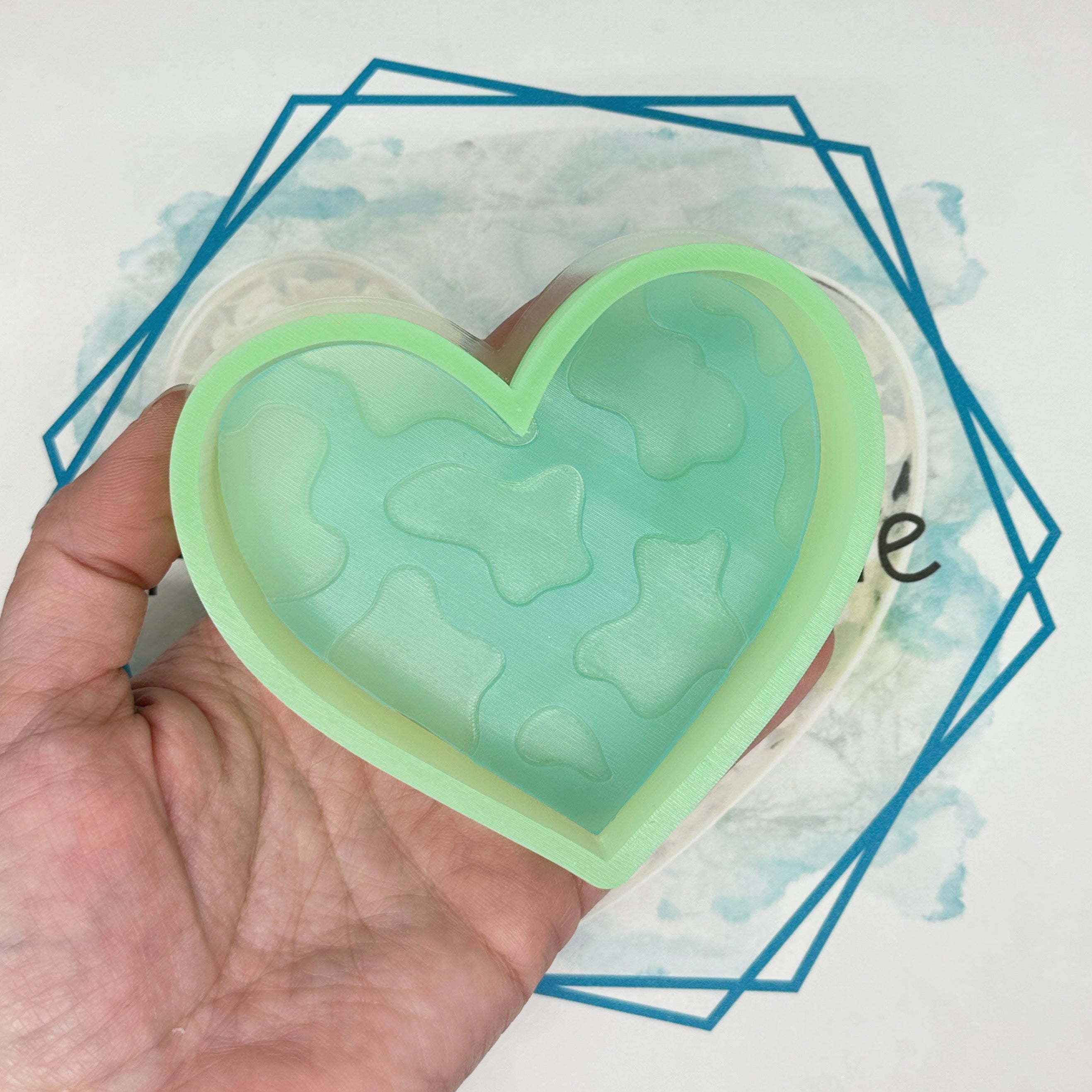 Heart Freshie Mold & Inserts