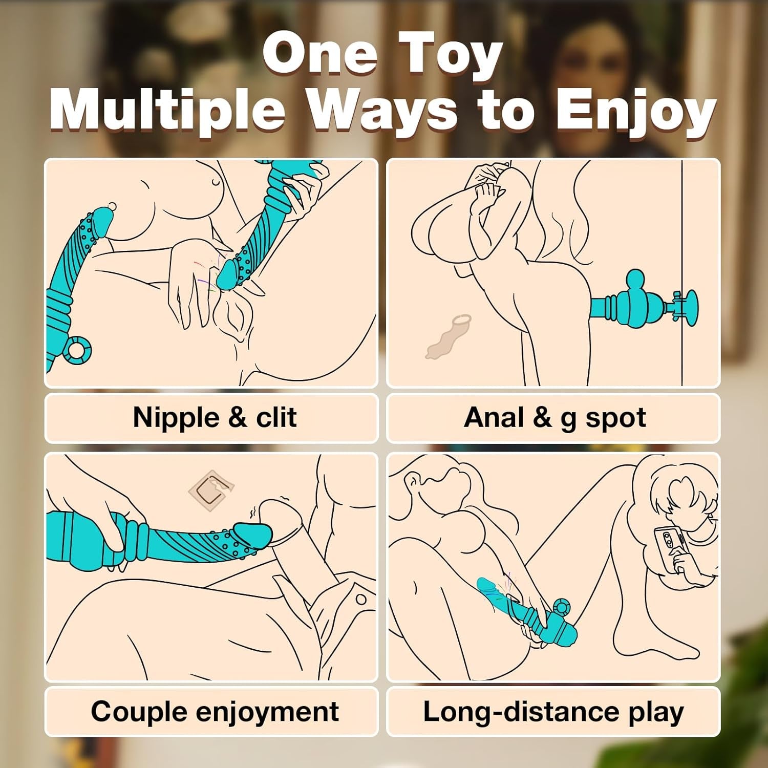 PulseRide Portable Thrusting Dildo with App Control