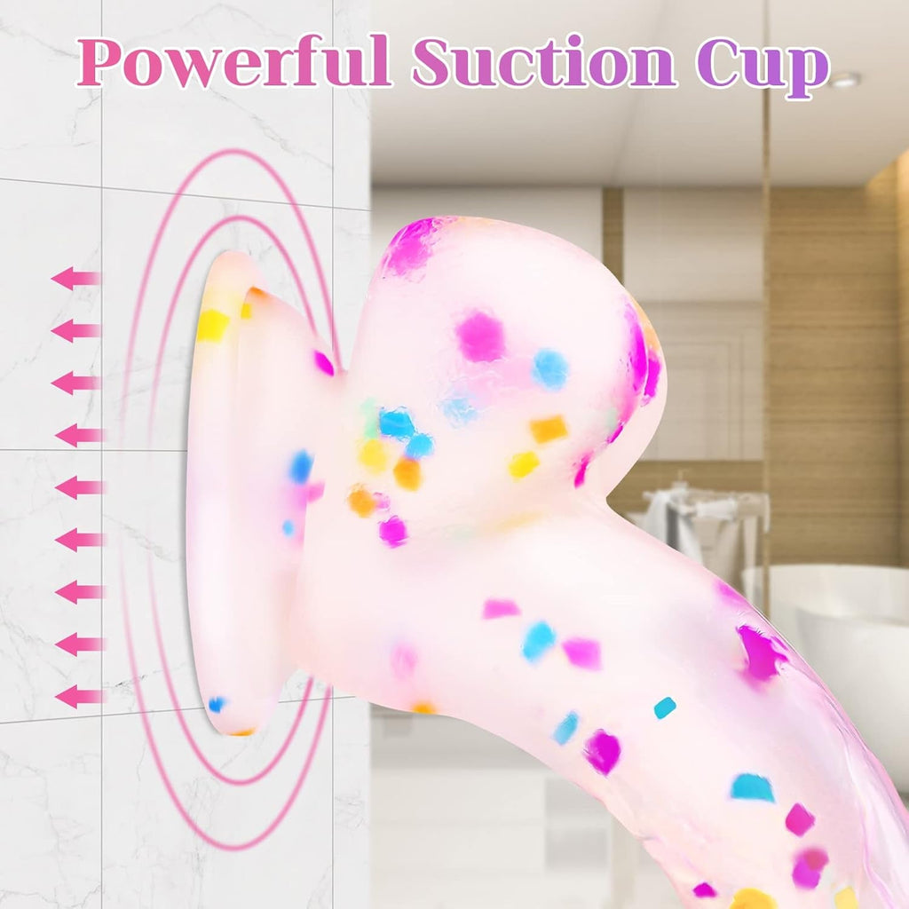 ColorRise 7.6” Silicone Dildo Suction Cup Beginner Friendly