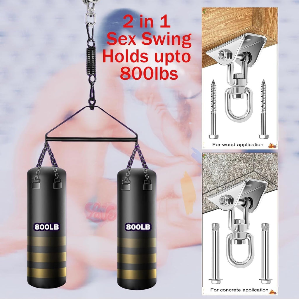 AerisyncX 360° Spinning Sex Swing Heavy Duty
