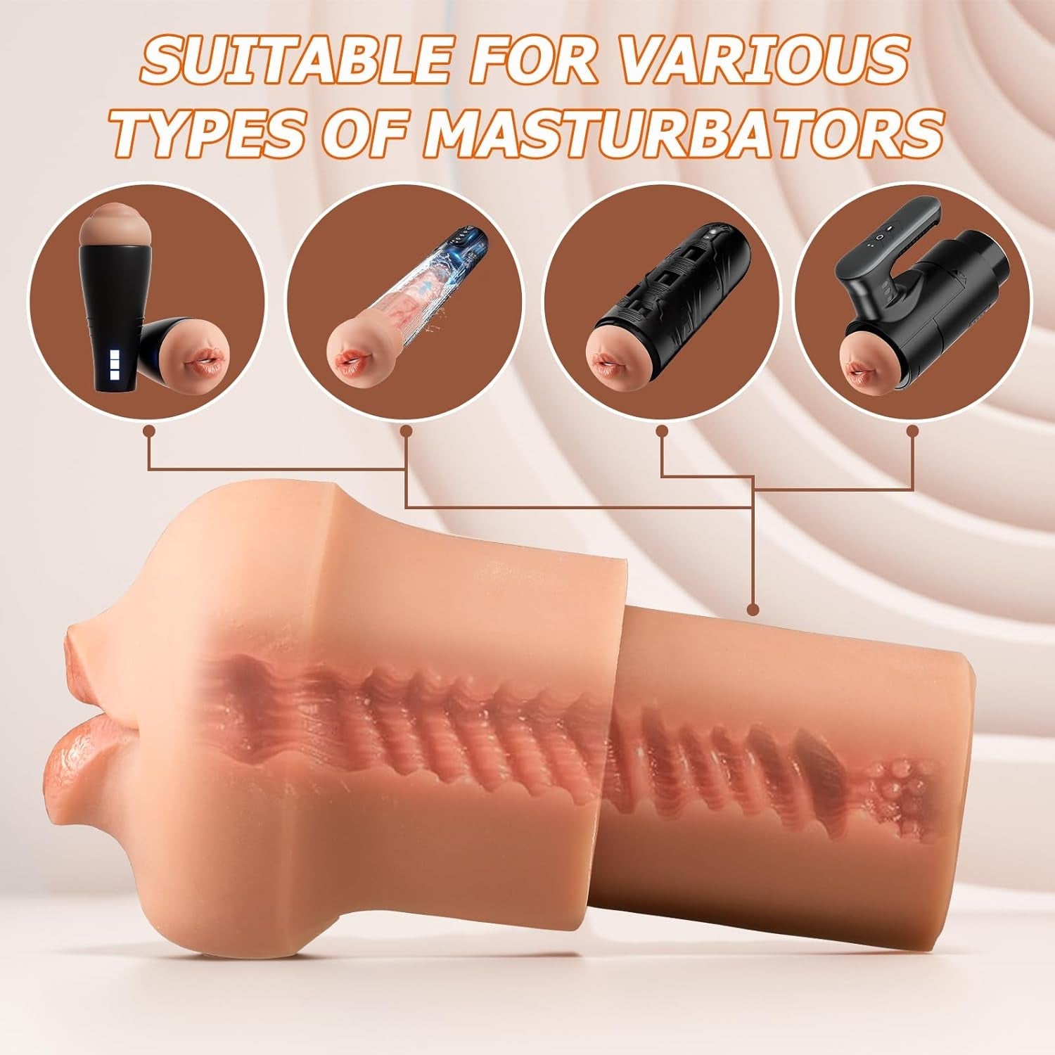 TanOral Pocket Pussy Sleeve for Penis Pump