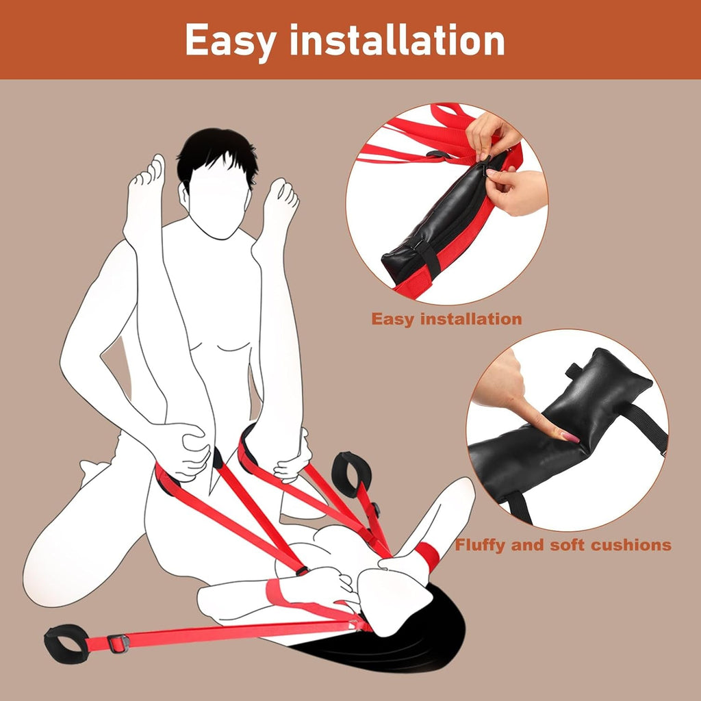 SilkTorque Adjustable Sling Kit with Neck Pillow & Whip