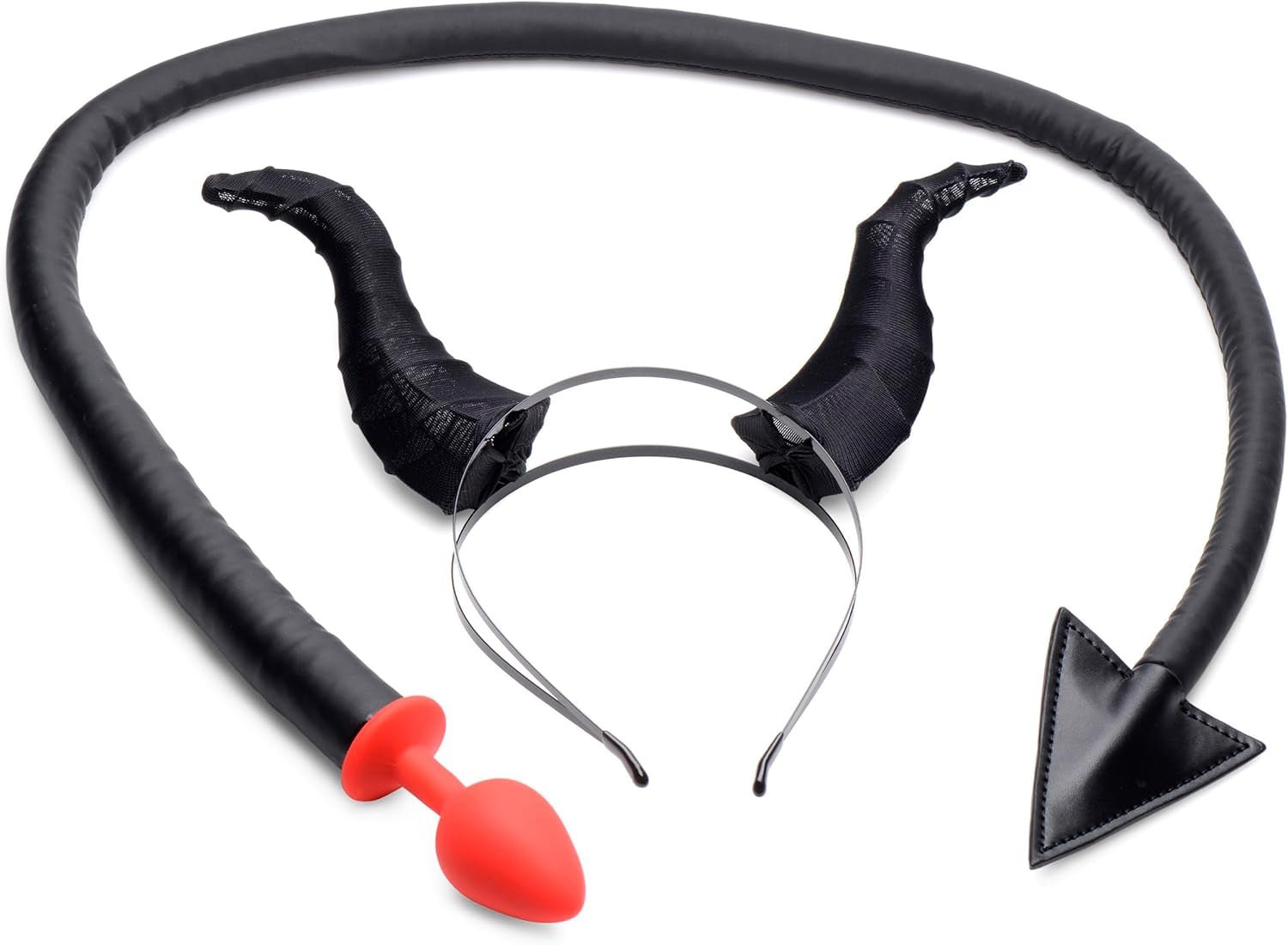 InfernoX Devil Tail Anal Plug & Horns Cosplay Set
