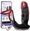 FlapCore Prostate Massager Cock Ring 10 Modes Flapping