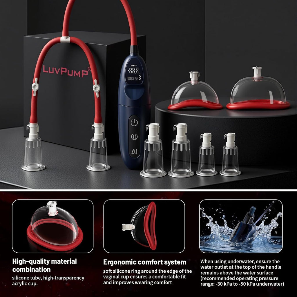 VelatriX Electric Pussy Pump 8 Cup Kit