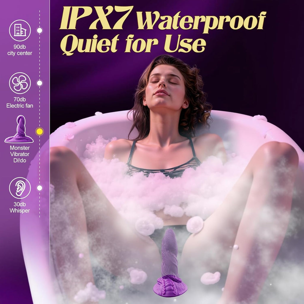 TentaclePulse Tentacle Ride-On Dildo 9x9 Vibration Remote