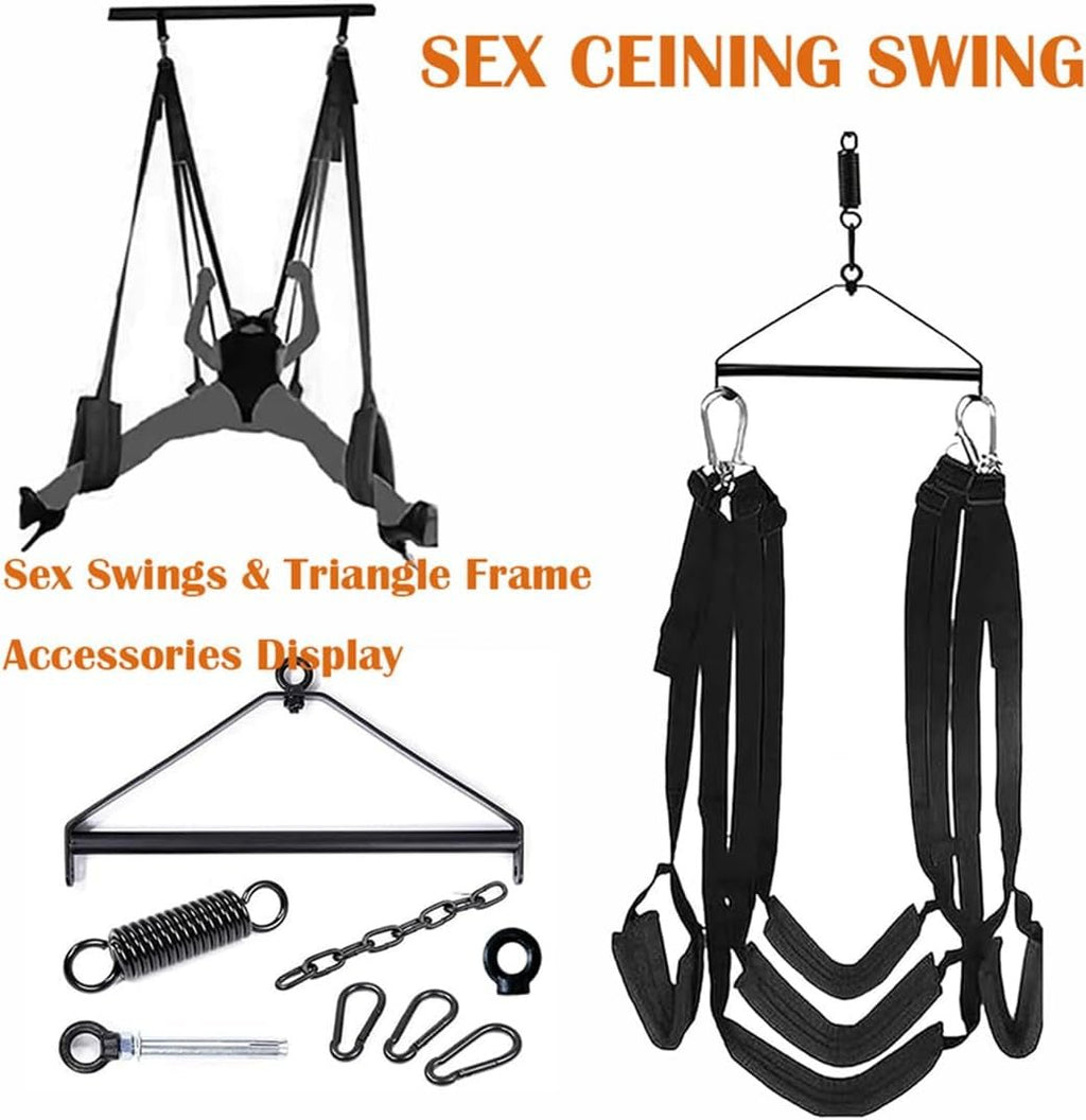 SpinVault 360° Ceiling Sex Swing 800lb Heavy Duty