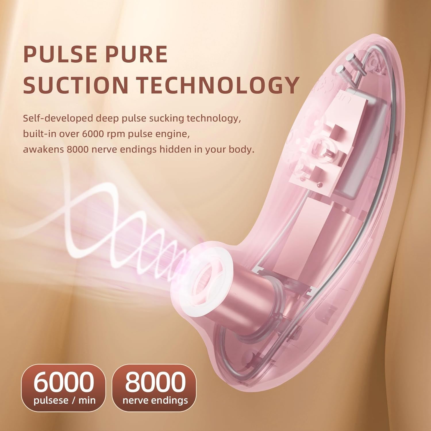 ThermelleX Heating Clit Sucker 5x5 Modes App Waterproof